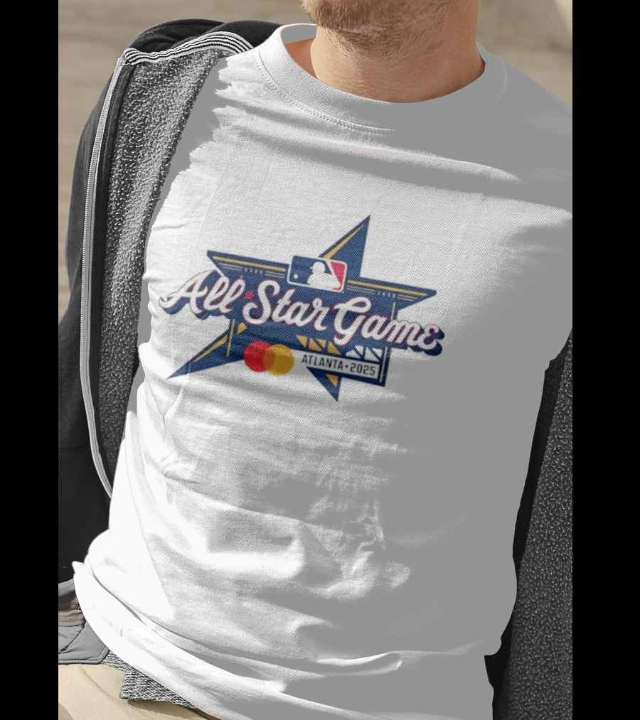 MLB All Star Game Atlanta 2025 Baseball MLB Logo Mastercard T-Shirt