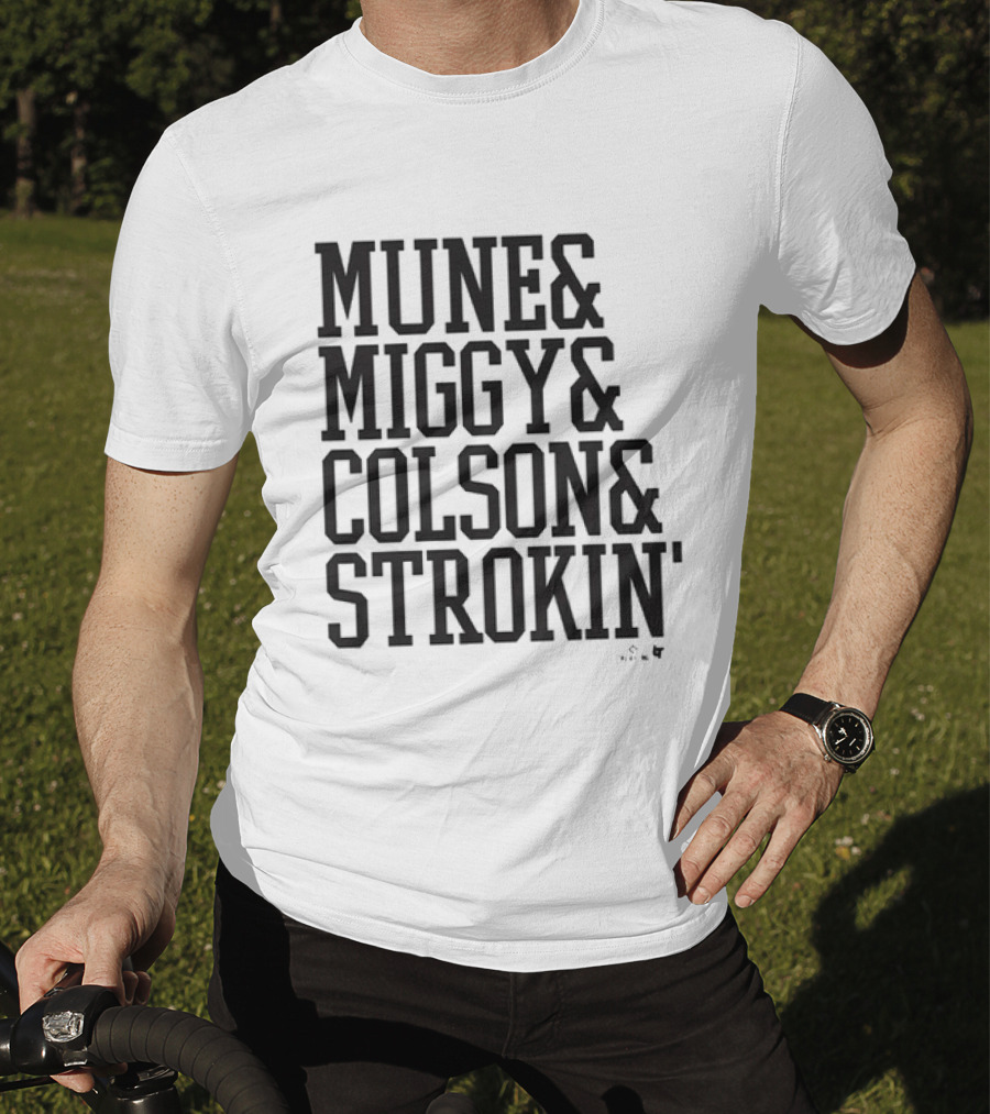 Munetaka Murakami Miguel Vargas Colson Montgomery Mune Miggy Strokin T-Shirt