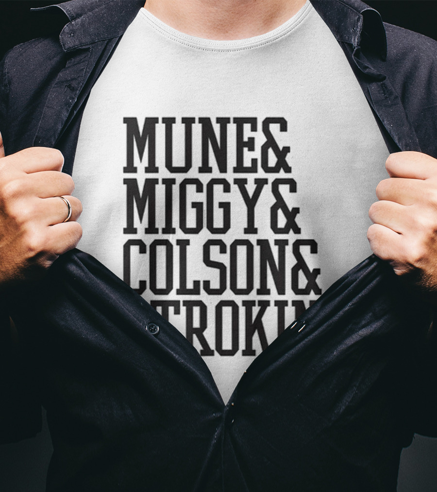 Munetaka Murakami Miguel Vargas Colson Montgomery Mune Miggy Strokin T-Shirt