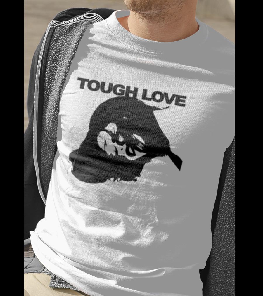 Tough Love Skull With Barbed Wire T-Shirt