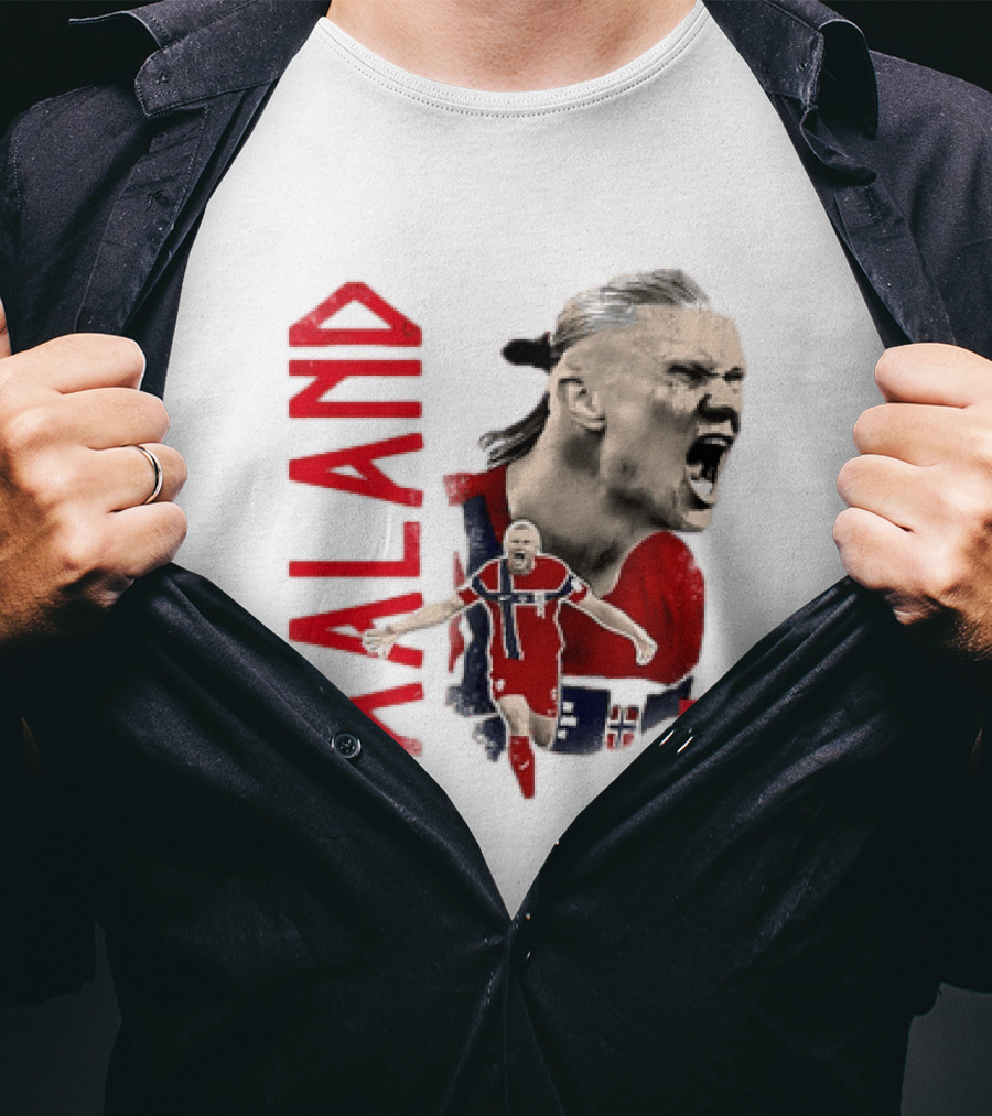 Haaland Norway National Soccer Star 9 T-Shirt