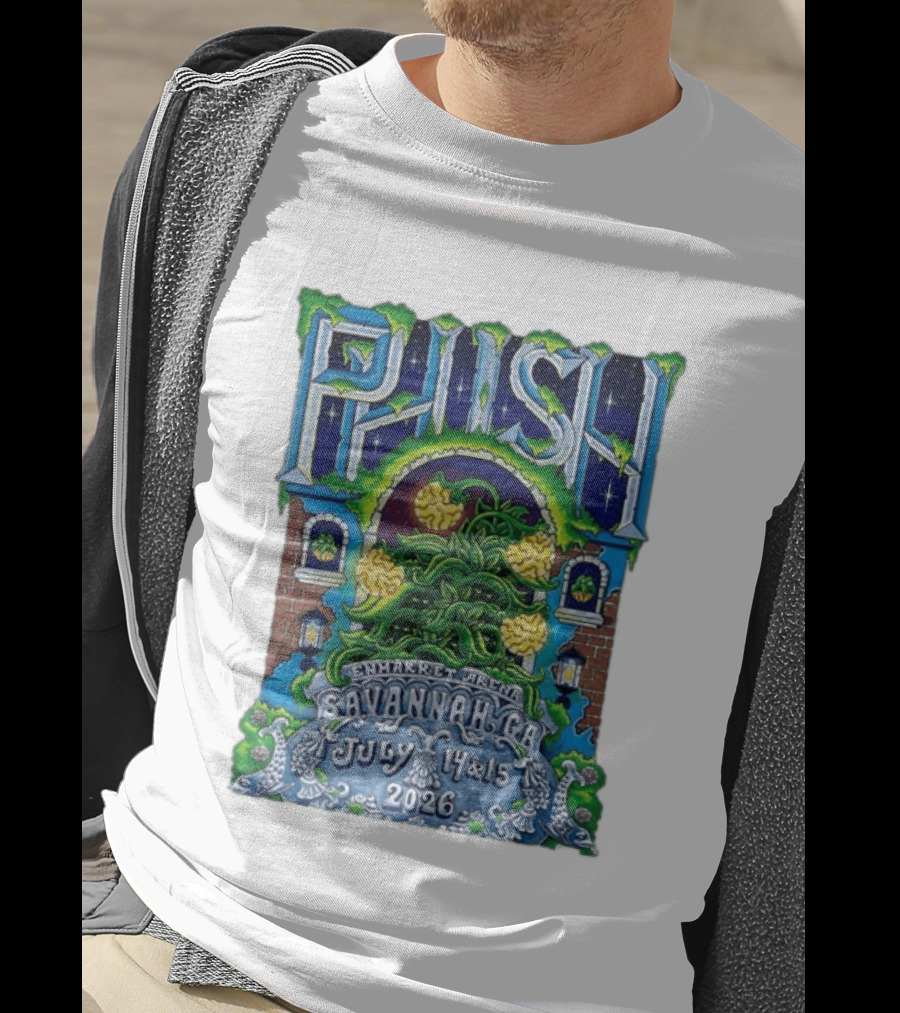 Phish Enmarket Arena Savannah Georgia July 14 15 2026 T-Shirt