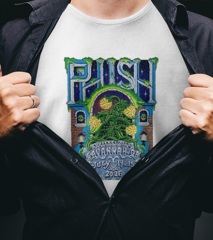 Phish Enmarket Arena Savannah Georgia July 14 15 2026 T-Shirt