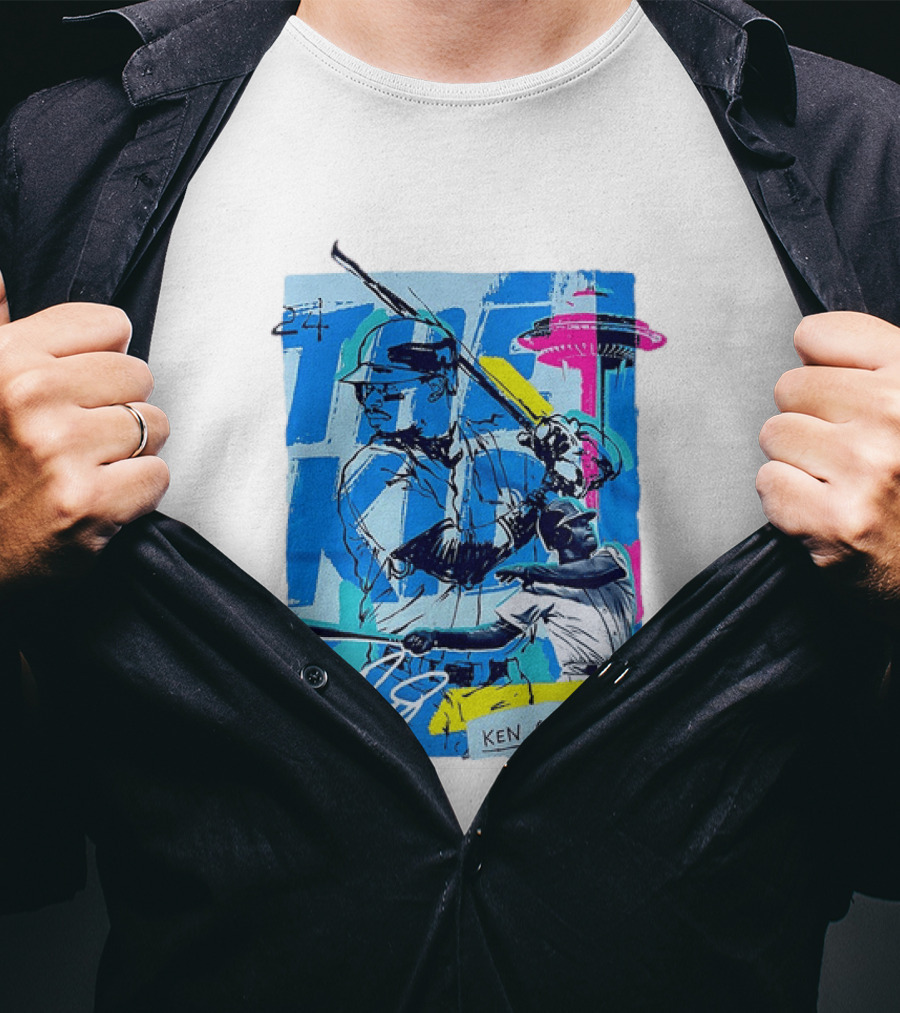 Ken Griffey Jr Seattle Mariners Baseball Legend T-Shirt