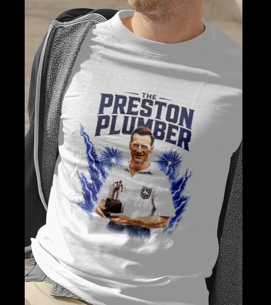 The Preston Plumber Tom Finney Football Legend T-Shirt