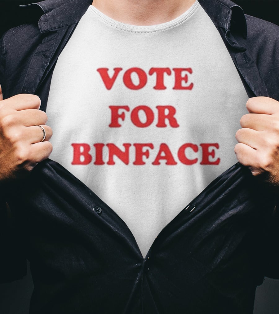 Vote For Binface Ringer Napoleon Dynamite Nigel Farage T-Shirt