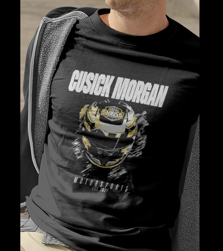 Cusick Morgan Motorsports Est 2021 Helmet Indy NXT 2026 T-Shirt