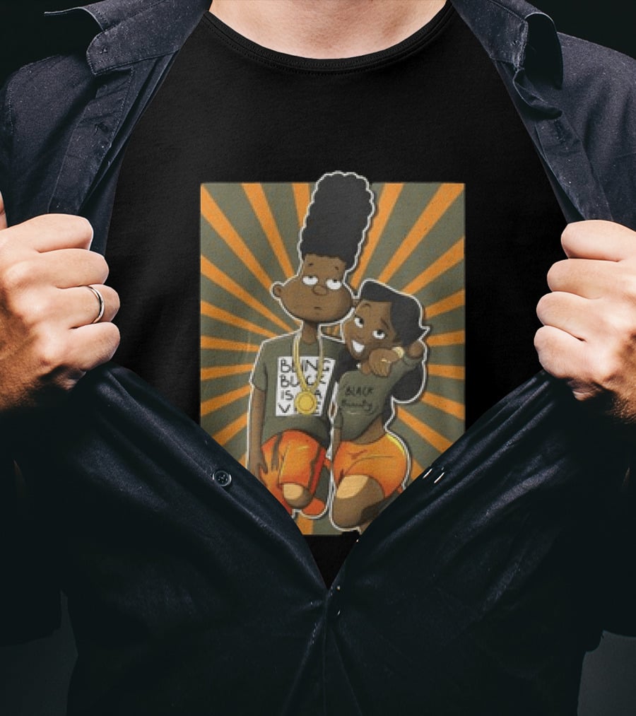 Black Beauty A Different Love Olive Green And Orange Jordan 5S Matching Sneaker T-Shirt