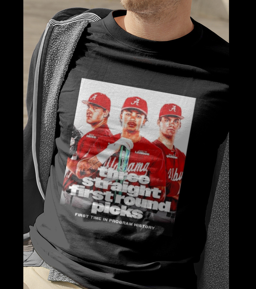 Ben Hess Justin Lebron Riley Quick Alabama Three Straight First Round Picks First Time In Program History T-Shirt