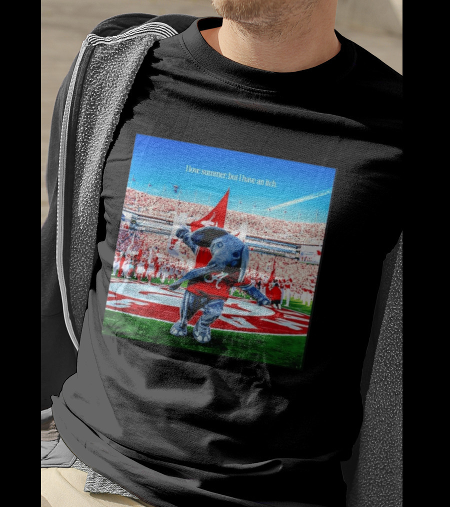 Big Al Alabama Crimson Tide I Love Summer But I Have An Itch T-Shirt
