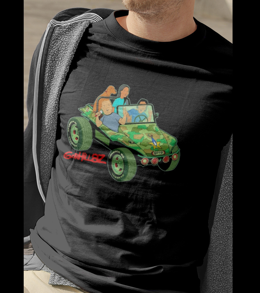 Gorhillaz Geep Bobby Hill Connie Souphanousinphone Unique Crossover Jeep Adventure T-Shirt