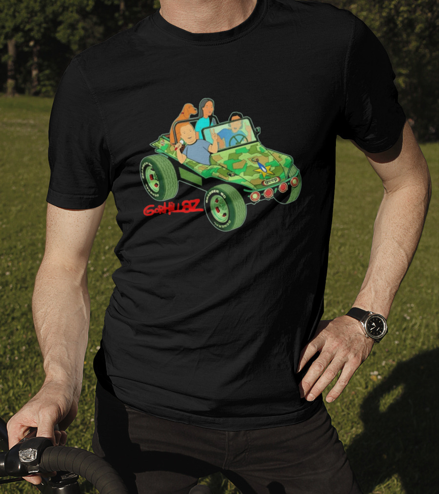 Gorhillaz Geep Bobby Hill Connie Souphanousinphone Unique Crossover Jeep Adventure T-Shirt