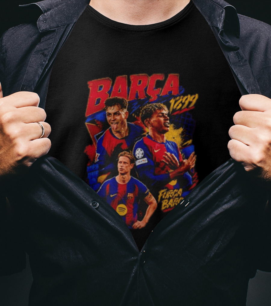 Barça 1899 Força Barça Soccer Pride Sports T-Shirt