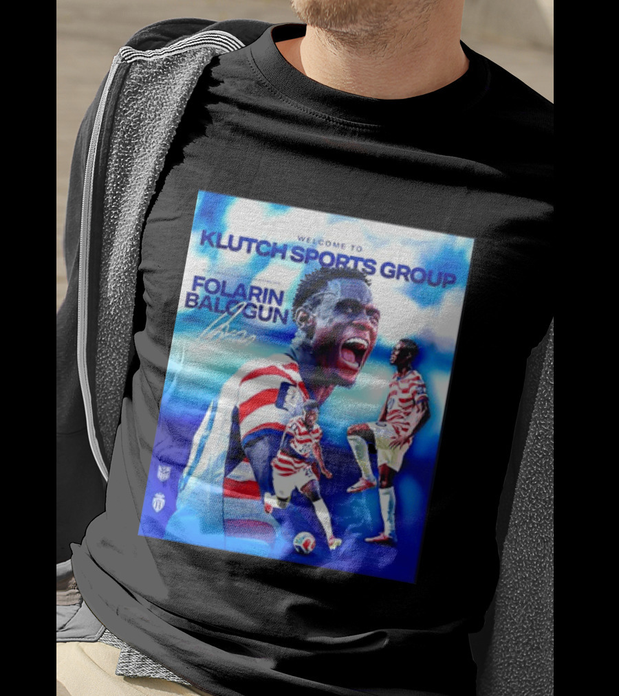 Folarin Balogun USMNT Monaco Welcome To Klutch Sports Group T-Shirt