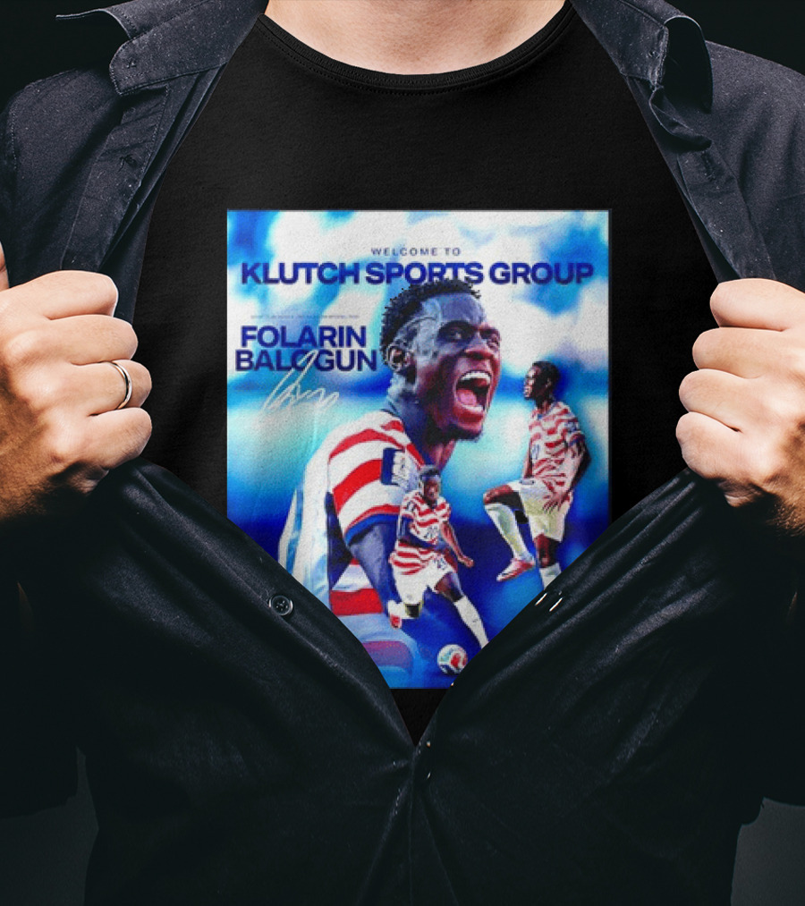 Folarin Balogun USMNT Monaco Welcome To Klutch Sports Group T-Shirt