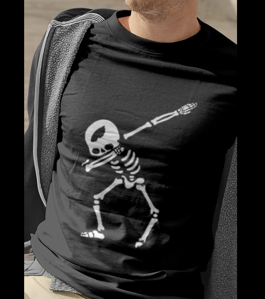 Philadelphia Eagles Dabbing Skeleton T-Shirt