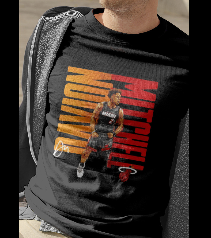 Davion Mitchell Miami Heat Number 2 Basketball Player T-Shirt