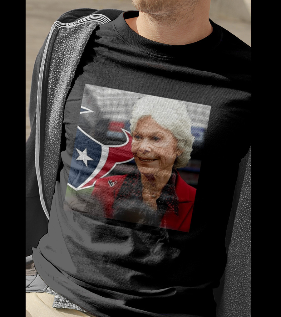 Houston Texans Co Founder Janice McNair Legacy Honored T-Shirt