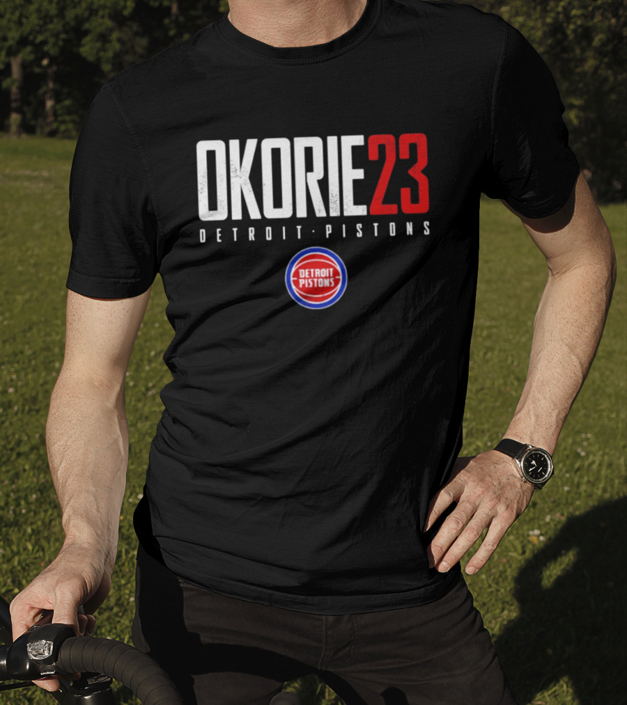 Okorie 23 Detroit Pistons T-Shirt