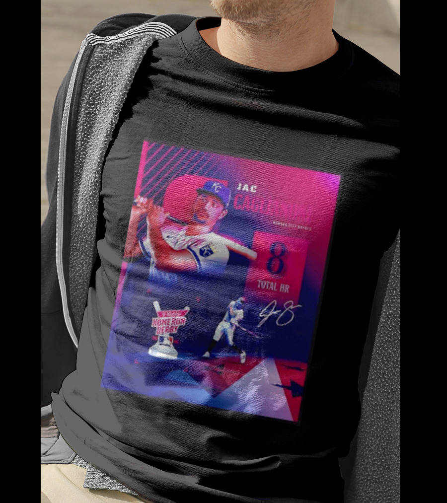Jac Caglianone Kansas City Royals Home Run Derby 2026 8 Total HR T-Shirt