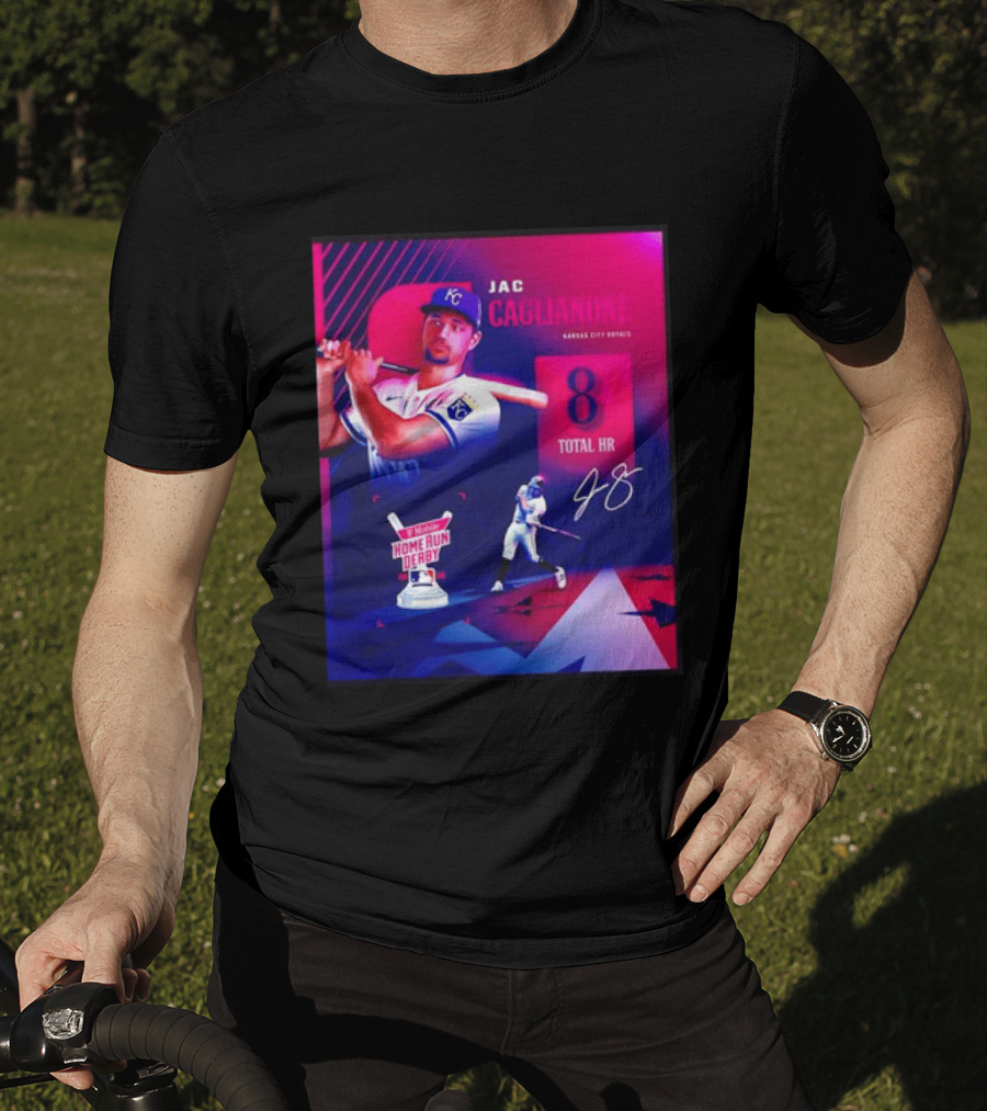 Jac Caglianone Kansas City Royals Home Run Derby 2026 8 Total HR T-Shirt