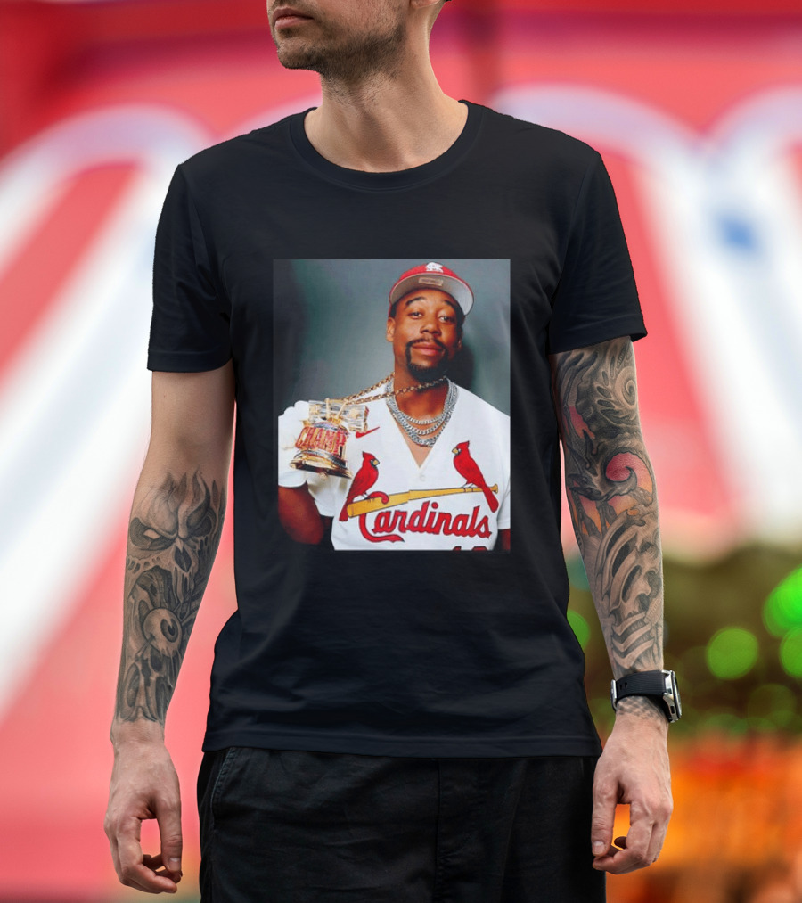 St Louis Cardinals Jordan Walker Champ Trophy Baseball T-Shirt