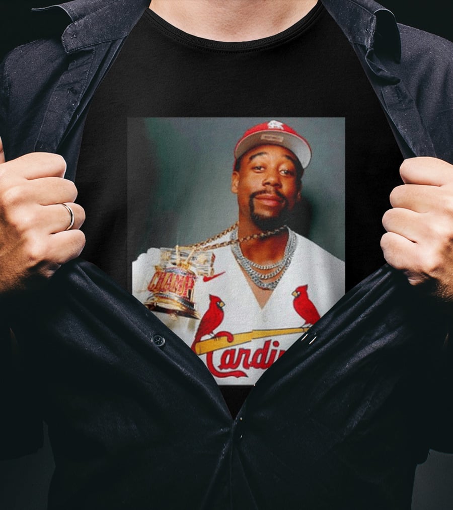 St Louis Cardinals Jordan Walker Champ Trophy Baseball T-Shirt