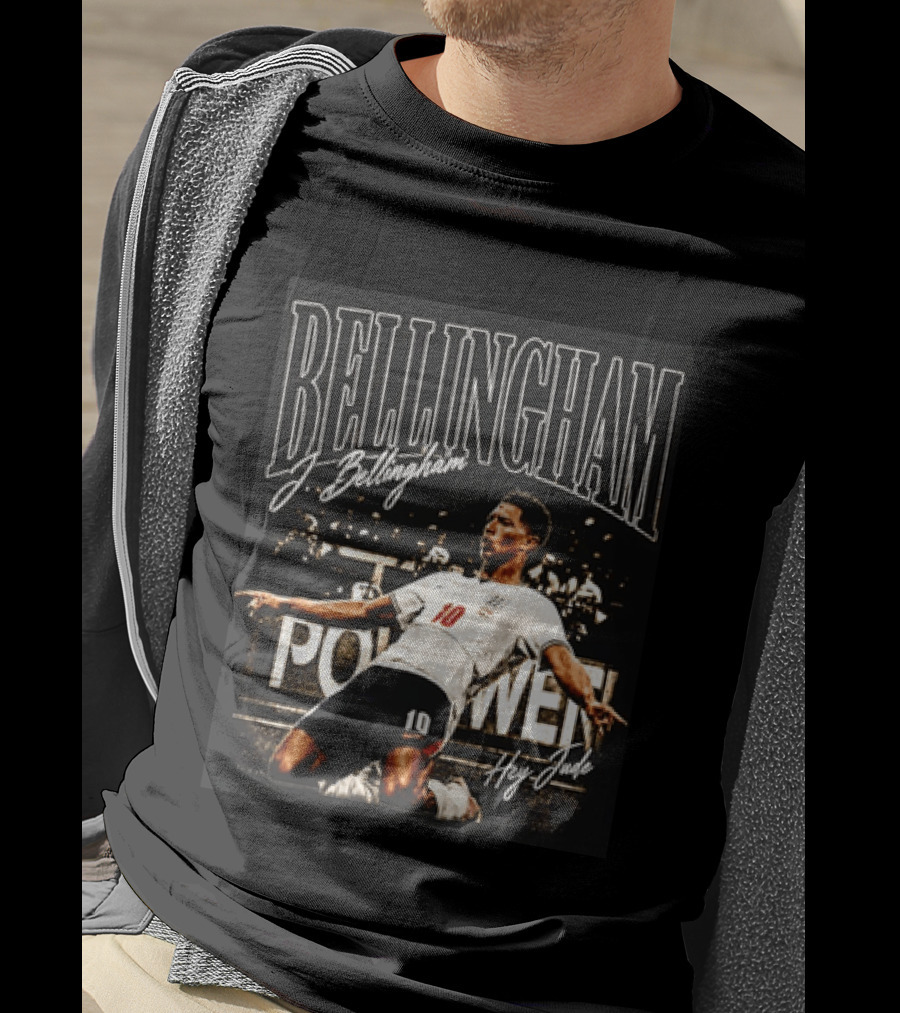 Bellingham J. Bellingham Hey Jude Football Power No. 10 T-Shirt