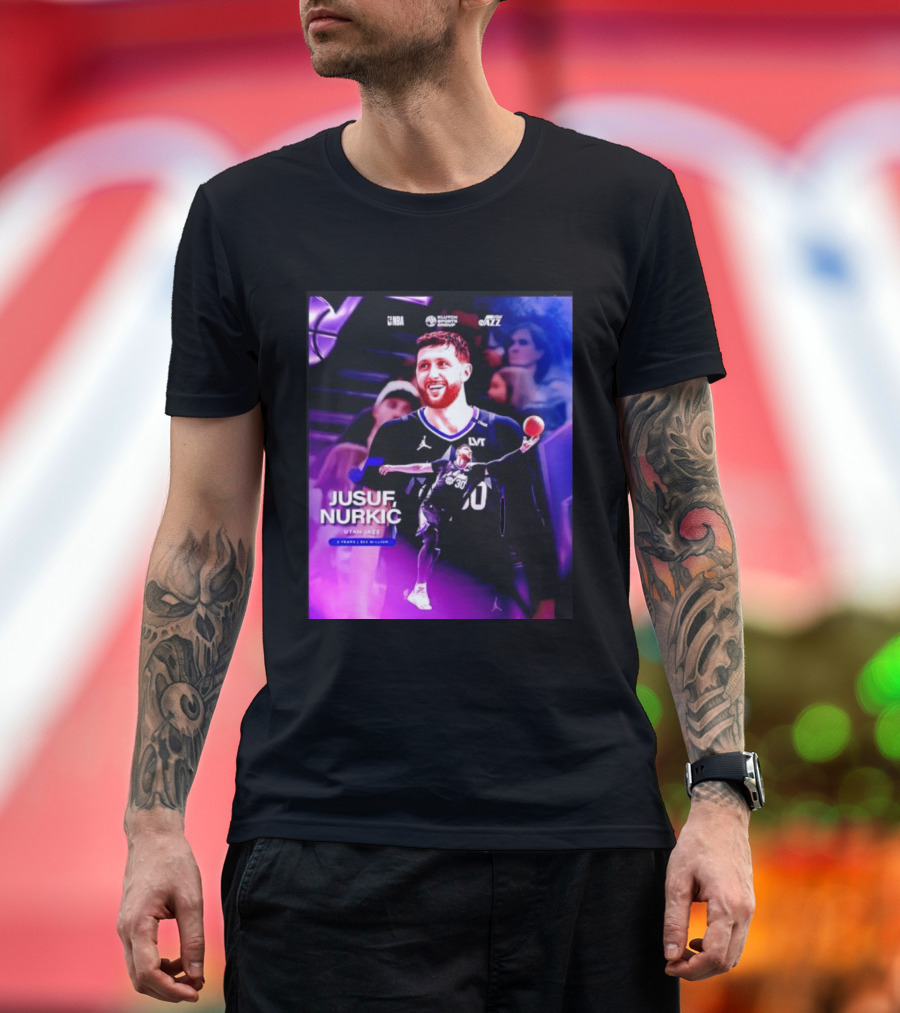 Jusuf Nurkić NBA Utah Jazz Contract 2 Years 22 Million T-Shirt