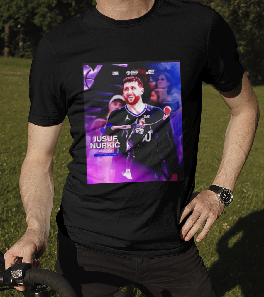 Jusuf Nurkić NBA Utah Jazz Contract 2 Years 22 Million T-Shirt