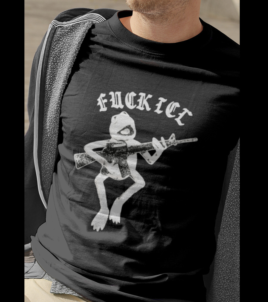 FUCKICE Kermit Frog United Snakes Meme T-Shirt