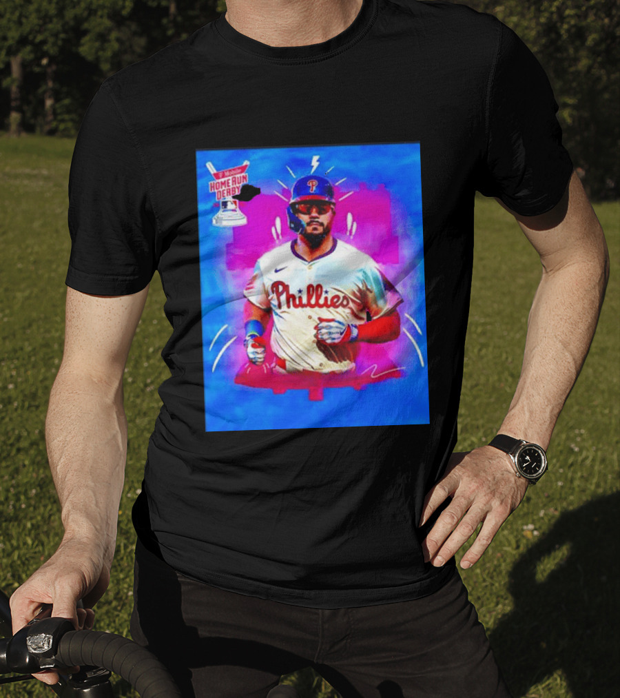 Philadelphia Phillies Kyle Schwarber 2024 Mobile Home Run Derby Highlights T-Shirt