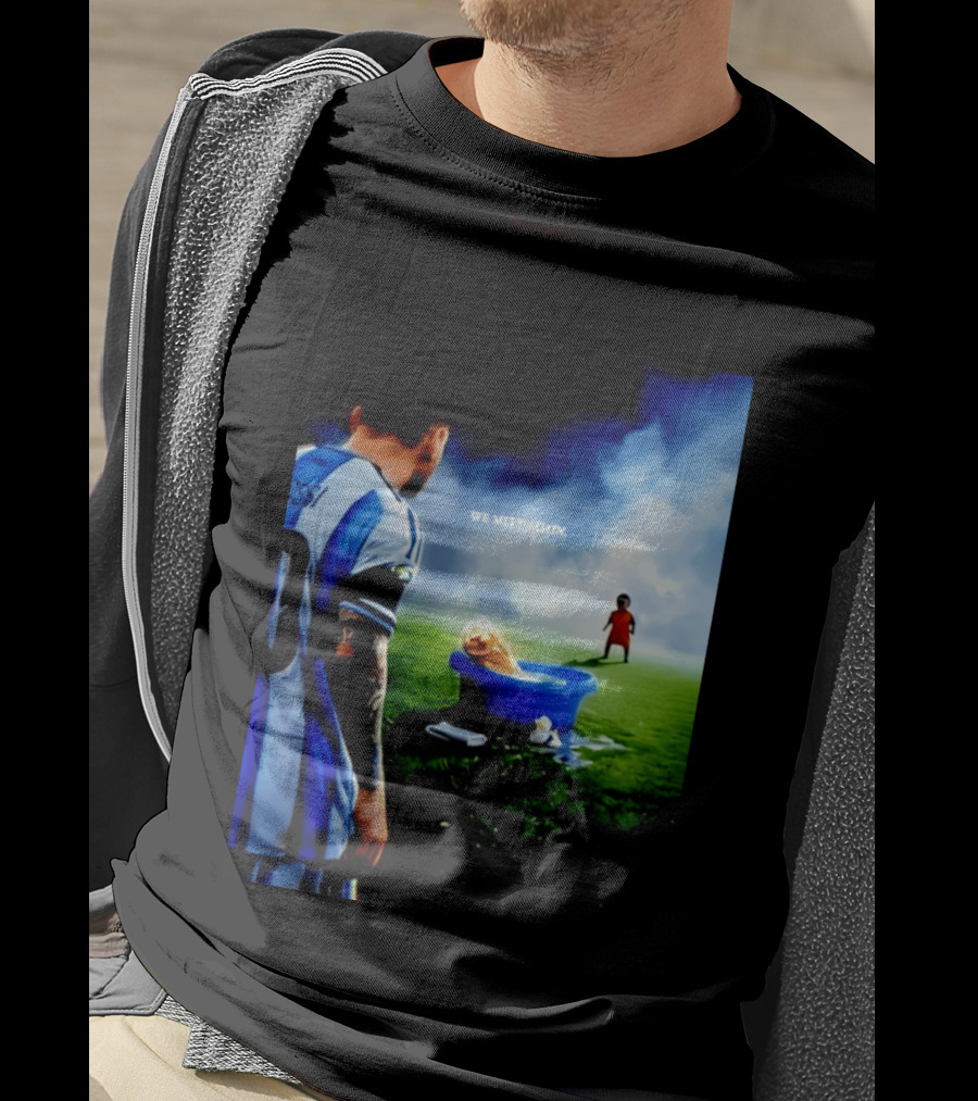 Messi X Lamine Yamal We Meet Again Argentina Spain Meme Football Scene T-Shirt