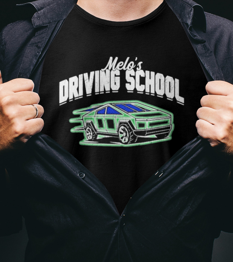 Melo's Driving School Cybertruck Concept Minnesota Timberwolves Edition T-Shirt