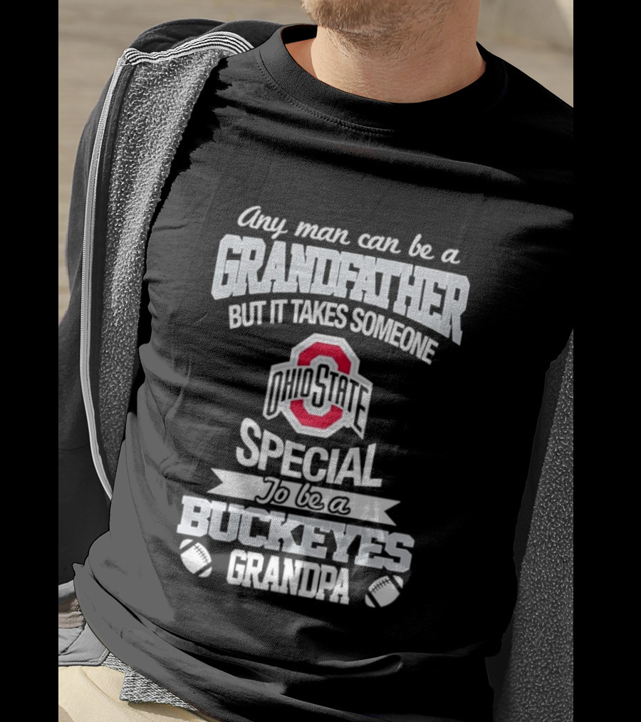 Ohio State Buckeyes Special Grandpa Football Fan T-Shirt