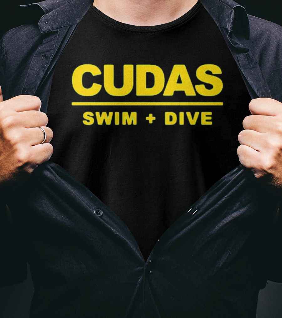 Cudas Swim + Dive Support Your Local Team T-Shirt