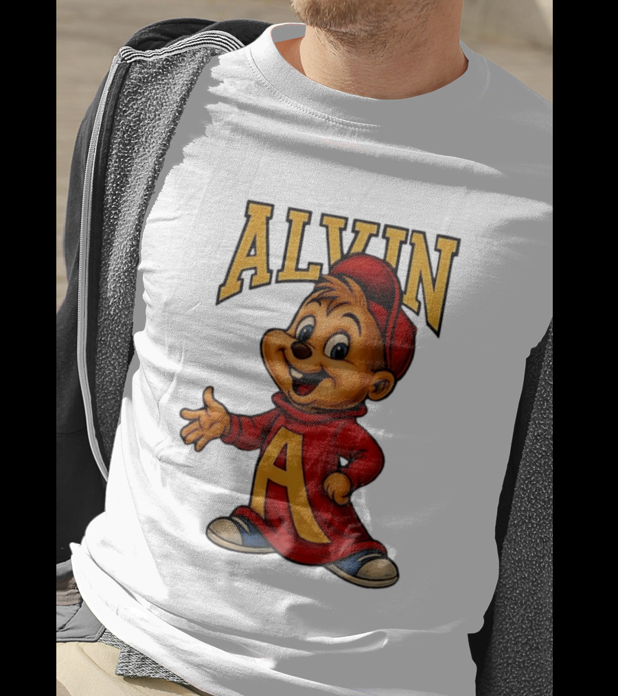 Alvin And The Chipmunks Alvin Character With Standing A T-Shirt