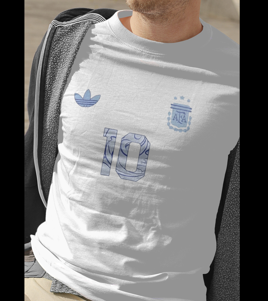 Argentina AFA 10 Trefoil Crest T-Shirt