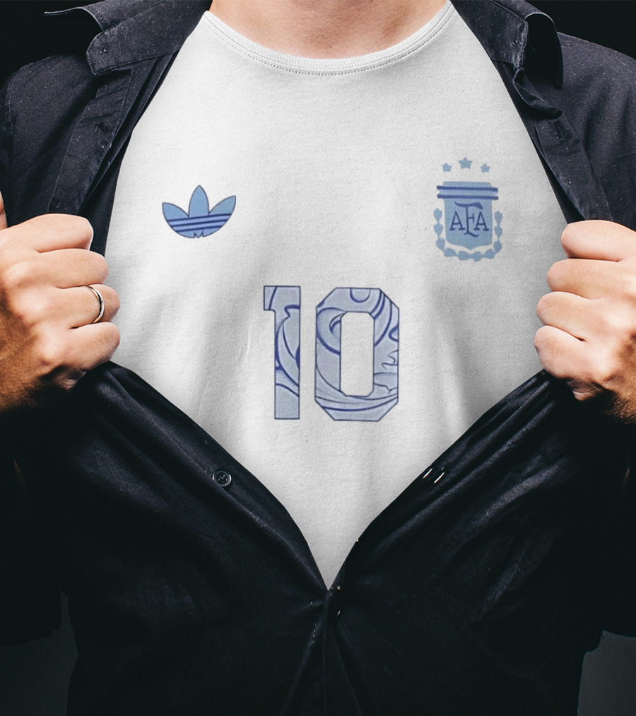 Argentina AFA 10 Trefoil Crest T-Shirt