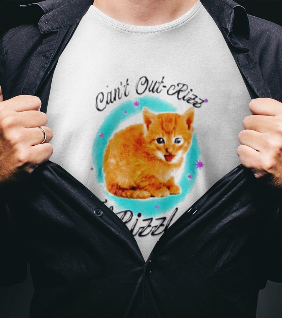 Can't Out Rizz The Rizzler Cat T-Shirt