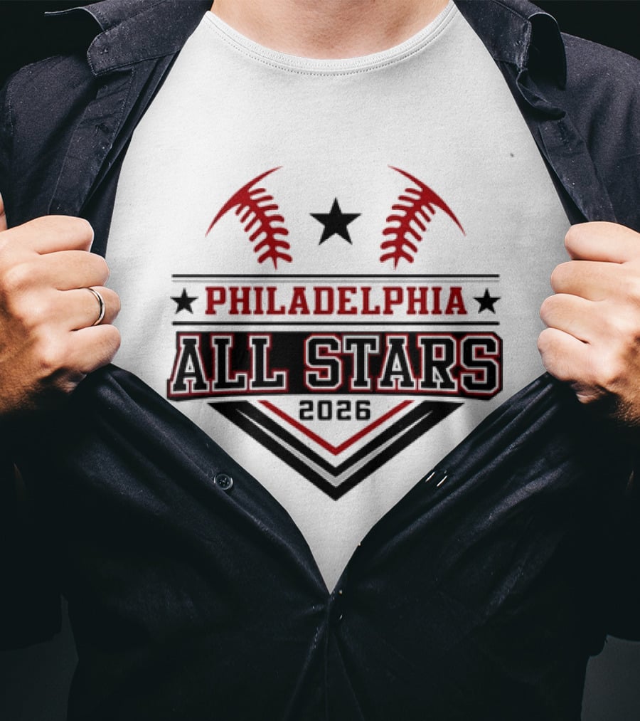 Philadelphia All Stars 2026 Baseball Star T-Shirt