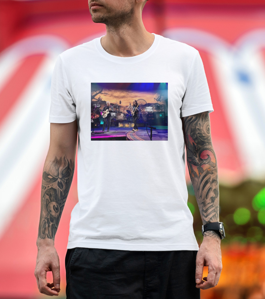 Fifty Something Rock Canada Rush Alex Lifeson Geddy Lee Thank You Texas Concert Memories T-Shirt