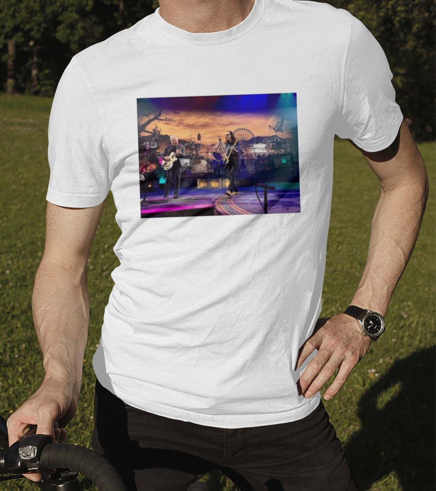 Fifty Something Rock Canada Rush Alex Lifeson Geddy Lee Thank You Texas Concert Memories T-Shirt