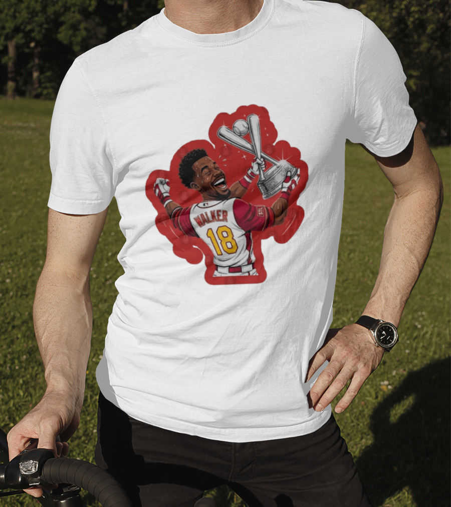 Jordan Walker 18 You Dont Boo Nobodies STL Victory Baseball Trophy T-Shirt