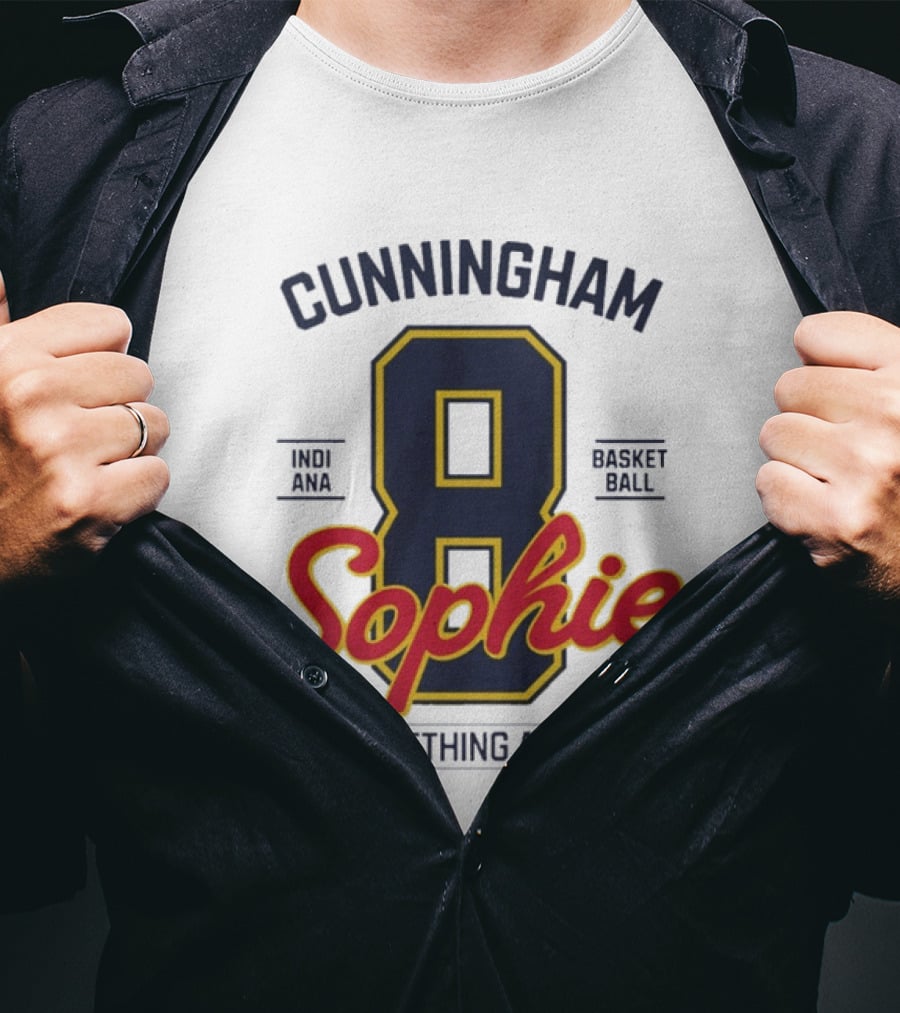 Cunningham Sophie 8 Indiana Basketball Do Something About It T-Shirt