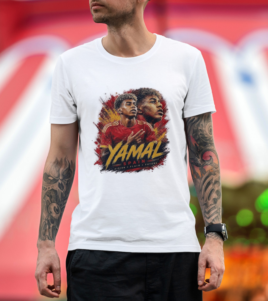 Yamal Spain Vision Flair Future Football T-Shirt