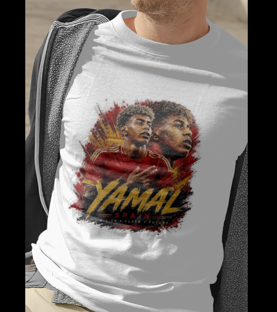 Yamal Spain Vision Flair Future Football T-Shirt