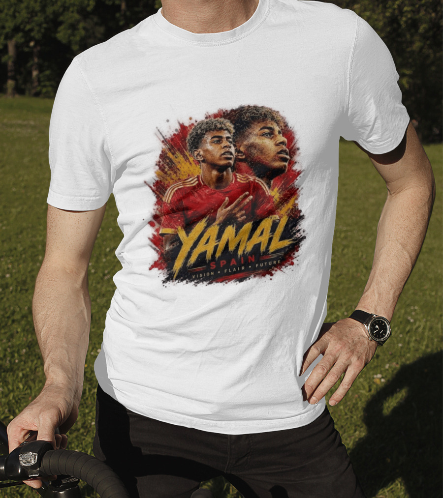 Yamal Spain Vision Flair Future Football T-Shirt