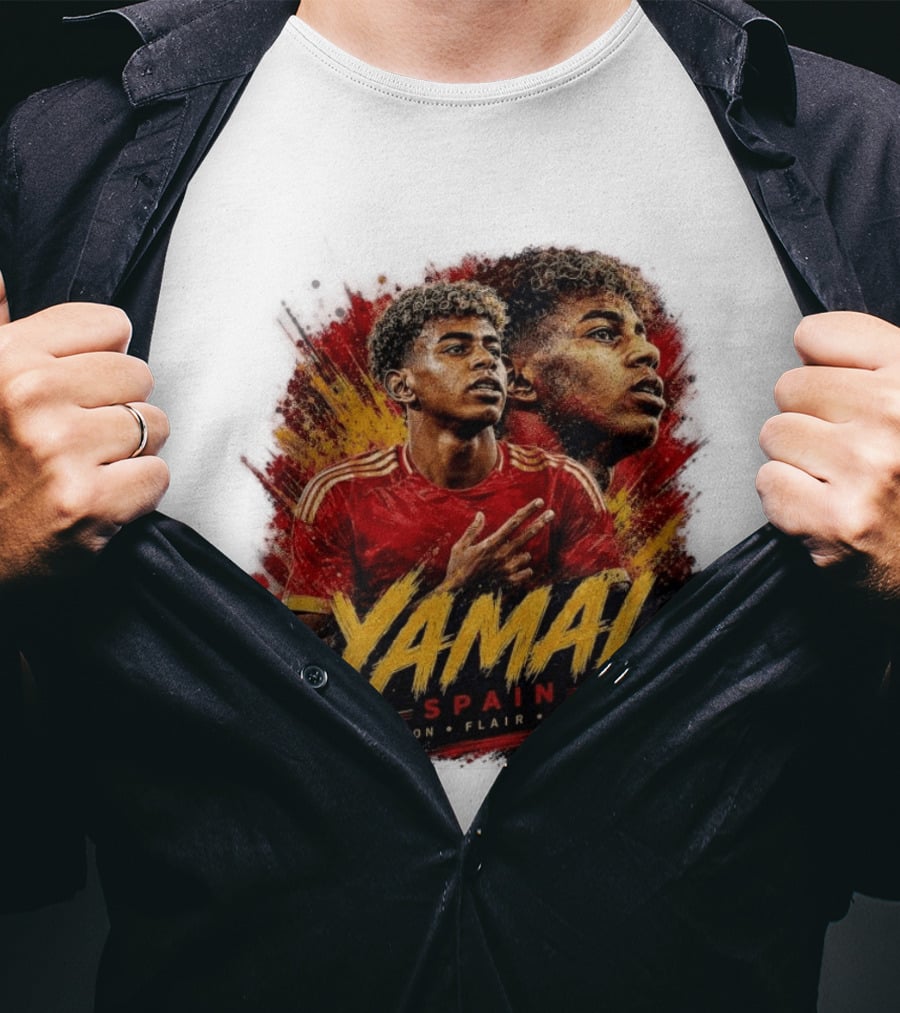 Yamal Spain Vision Flair Future Football T-Shirt