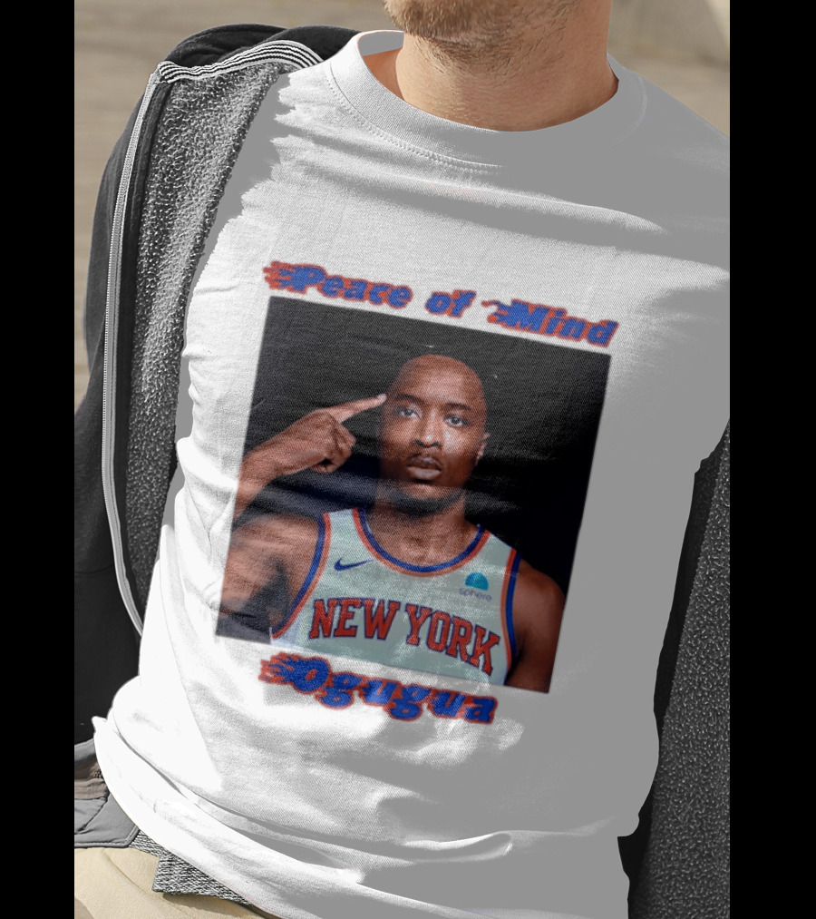 New York Knicks Basketball OG Anunoby Peace Of Mind Ogugua 2026 T-Shirt